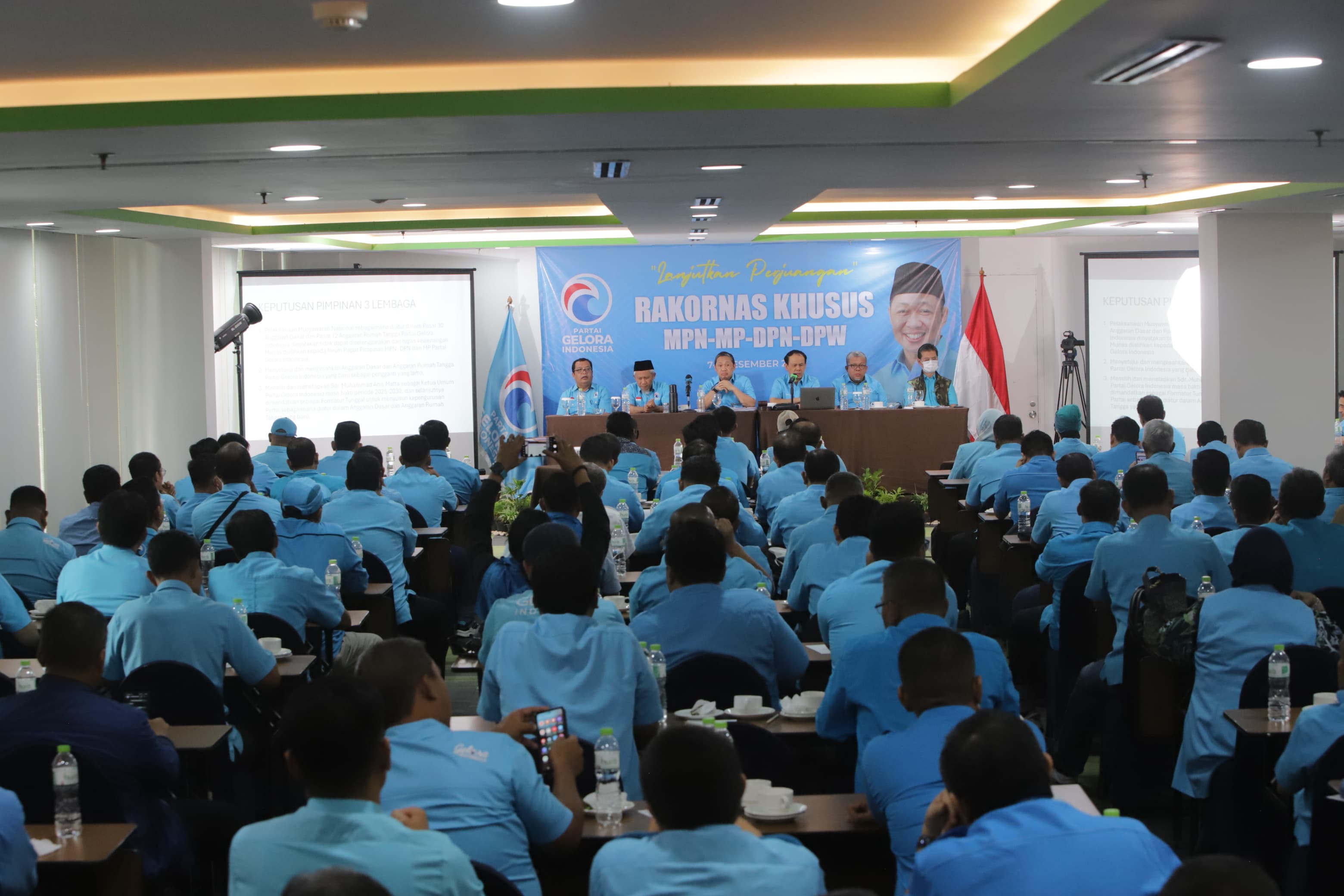 Anis Matta Terpilih Secara Aklamasi sebagai Ketua Umum Partai Gelora Indonesia Periode 2024-2029