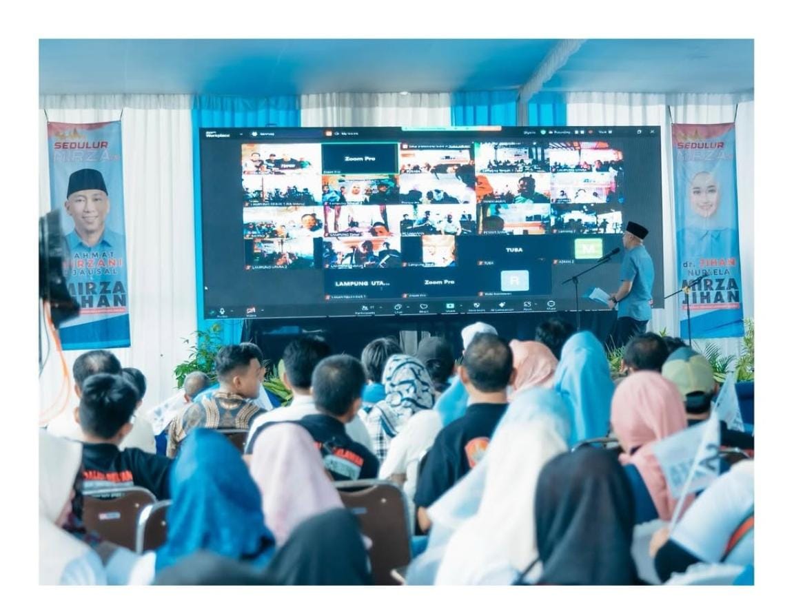 Ribuan Relawan Sedulur Mirza Gelar Silaturahmi Serentak dengan Gubernur Lampung Terpilih