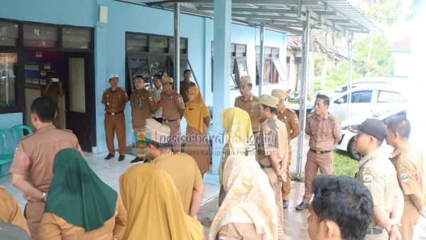 Wakil Bupati Pesisir Barat Sidak Mendadak, Tekankan Disiplin ASN