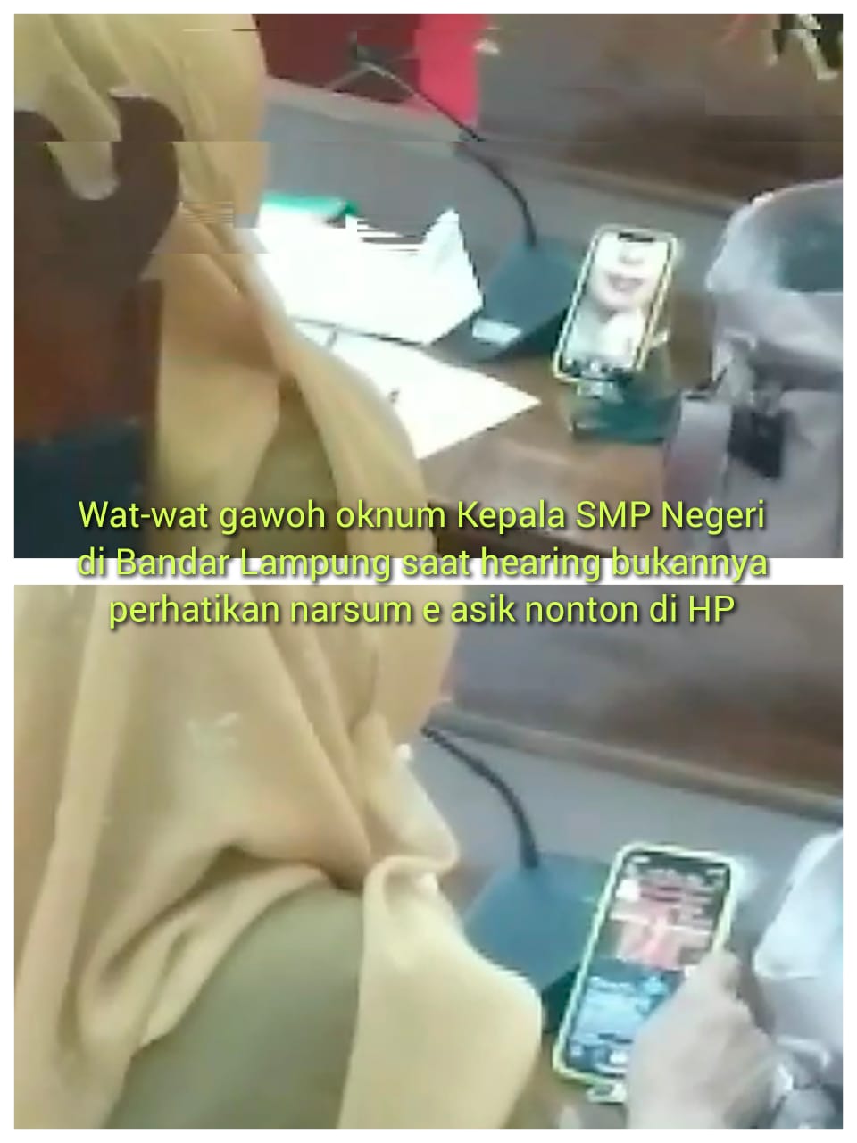 Hearing DPRD, Kepala Sekolah Lebih Sibuk Main HP Daripada Dengarkan Masalah Pendidikan