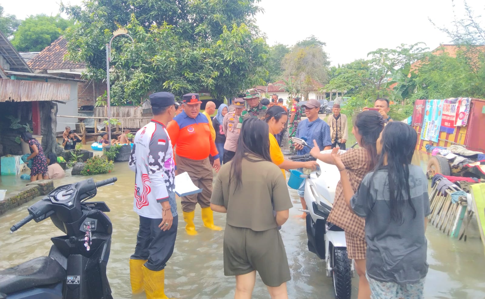 Hari Keenam Banjir Menggala, Ketinggian Air Kembali Naik, 801 KK Terdampak