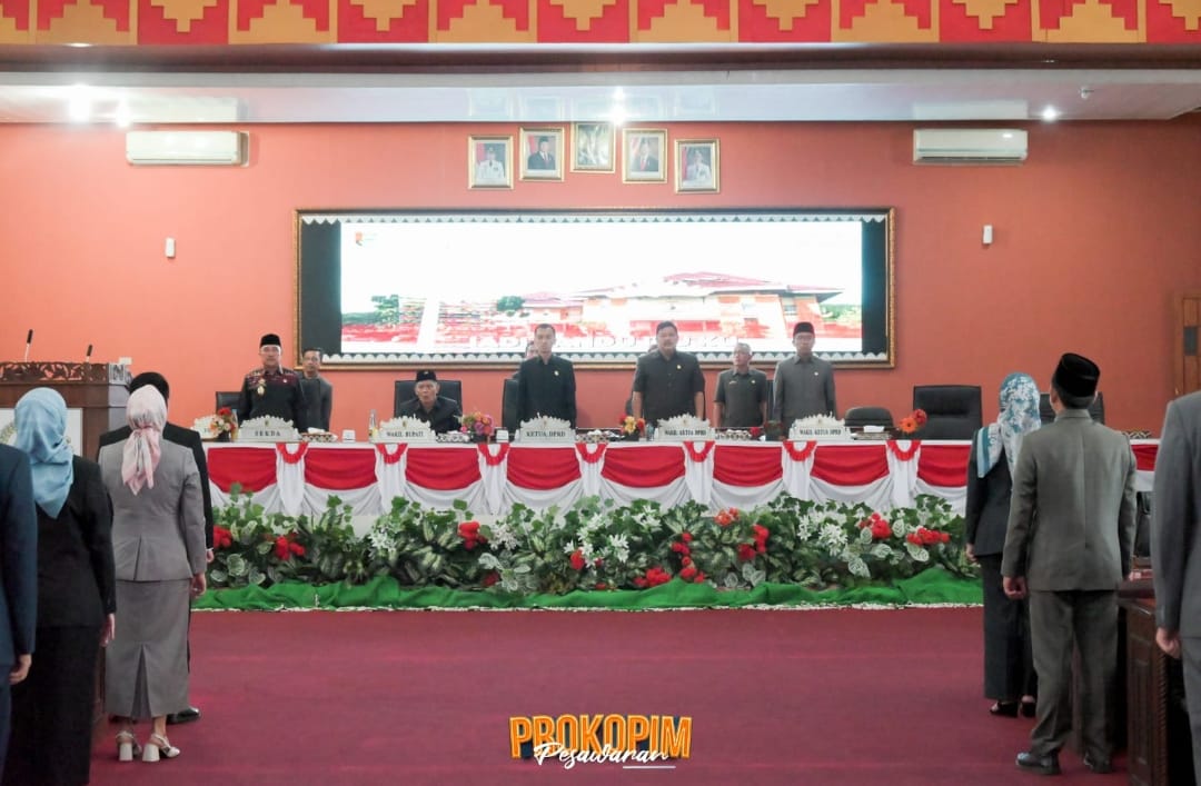 DPRD Pesawaran Bahas Sejumlah Program Prioritas dalam Rapat Paripurna Penyampaian Nota Pengantar 4 Ranperda