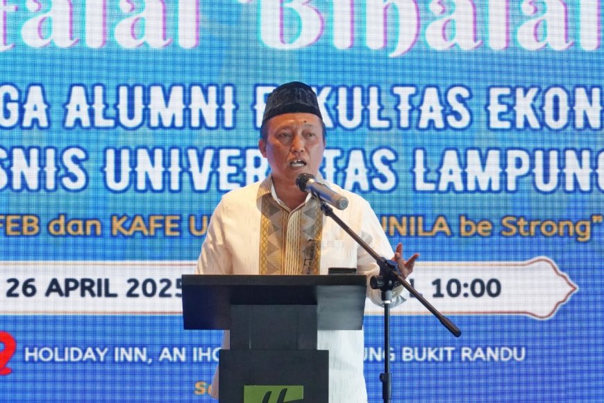 27 Angkatan FEB Unila Jalin Sinergi Erat dengan Pemprov Lampung