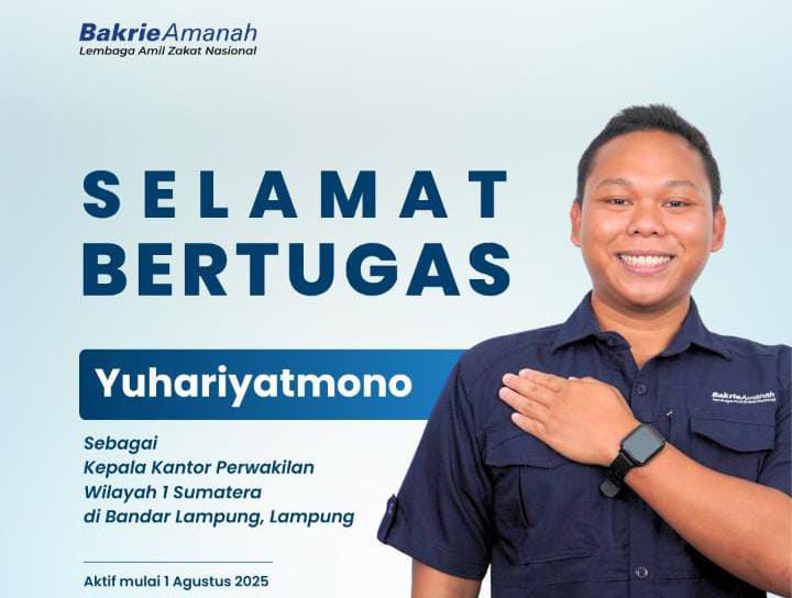 FPLM Ucapkan Selamat Bertugas kepada Yuhariyatmono sebagai Kepala Kantor Perwakilan Wilayah 1 Sumatera Bakrie Amanah