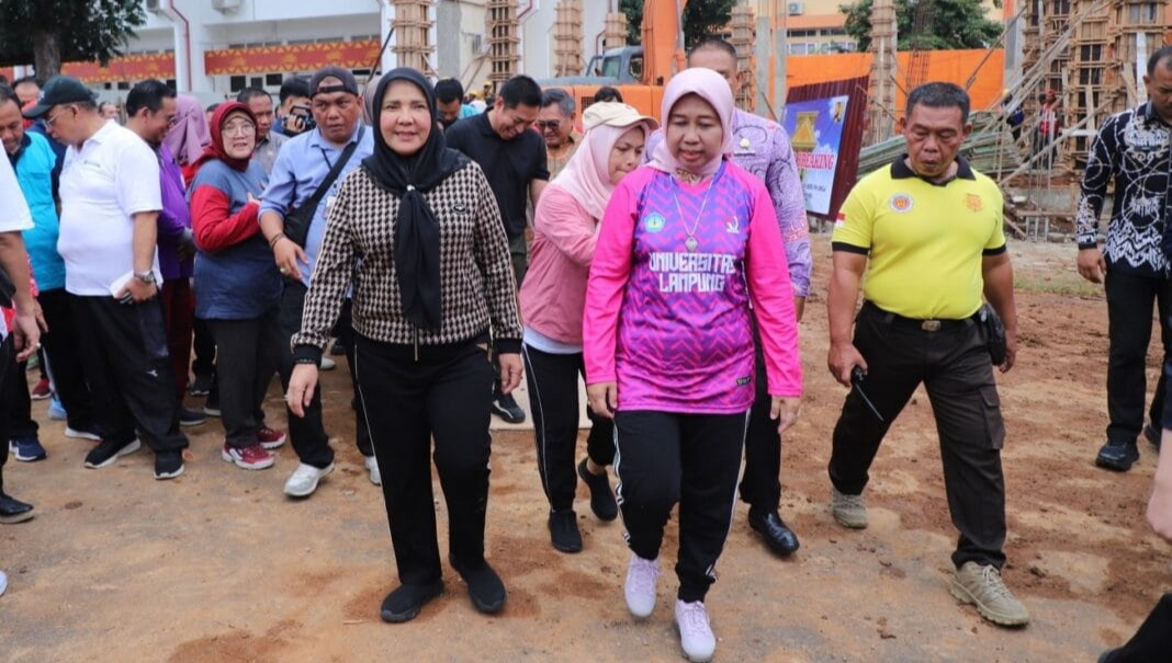 FH Unila Gelar Peletakan Batu Pertama Pembangunan Gedung Peradilan Semu