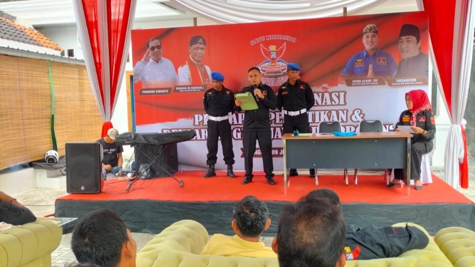 Hercules Kukuhkan Kepengurusan GRIB Lampung di Agustus 2024