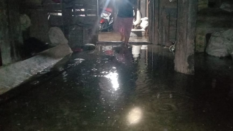 Waysindi Hanuan Dilanda Banjir, Warga Keluhkan Kurangnya Drainase