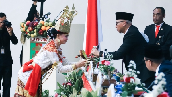 Peringatan HUT ke-80 RI di Lampung, Gubernur Mirza: Saatnya Wujudkan Cita-cita Kemerdekaan