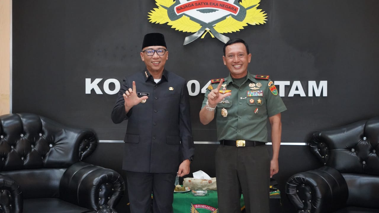 Jalin Soliditas dan Sinergi, Gubernur Lampung Kunjungi Markas Korem 043/Gatam