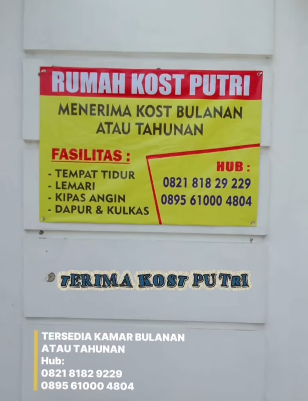 Rumah Kost Putri di Bumi Puspa Kencana 4, Bandarlampung, Menawarkan Fasilitas Lengkap dan Lokasi Strategis