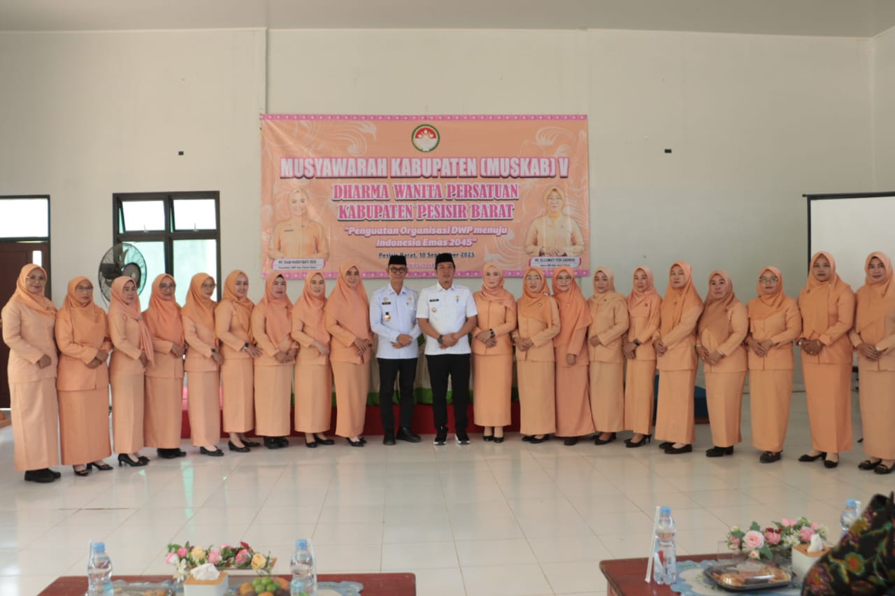 Perkuat Organisasi, DWP Pesisir Barat Gelar Musyawarah Kabupaten ke-V