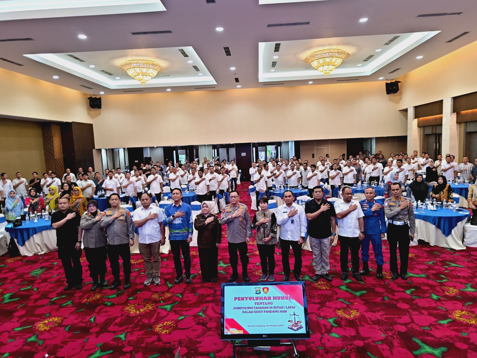 Cegah Pelanggaran HAM, Polda Lampung Gelar Penyuluhan Hukum Tangani Isu Overstaying Tahanan