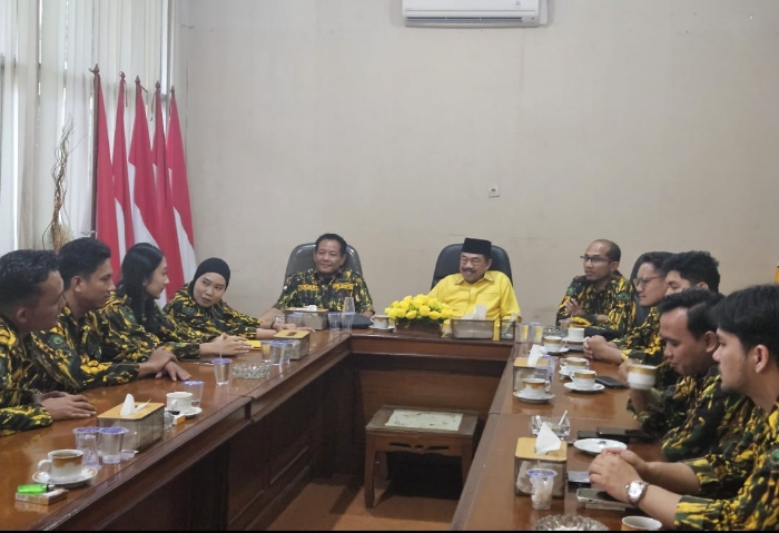 Riza Mirhardi Sambut Kader Muda AMPG Lampung, Apresiasi Prestasi Diklat Satgas Nasional