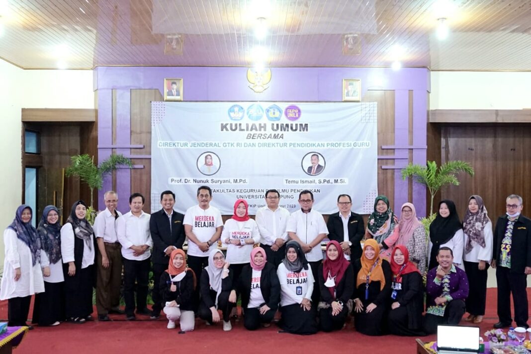 PS PPG FKIP Universitas Lampung Gelar Kuliah Umum Prospek Guru di Masa Depan